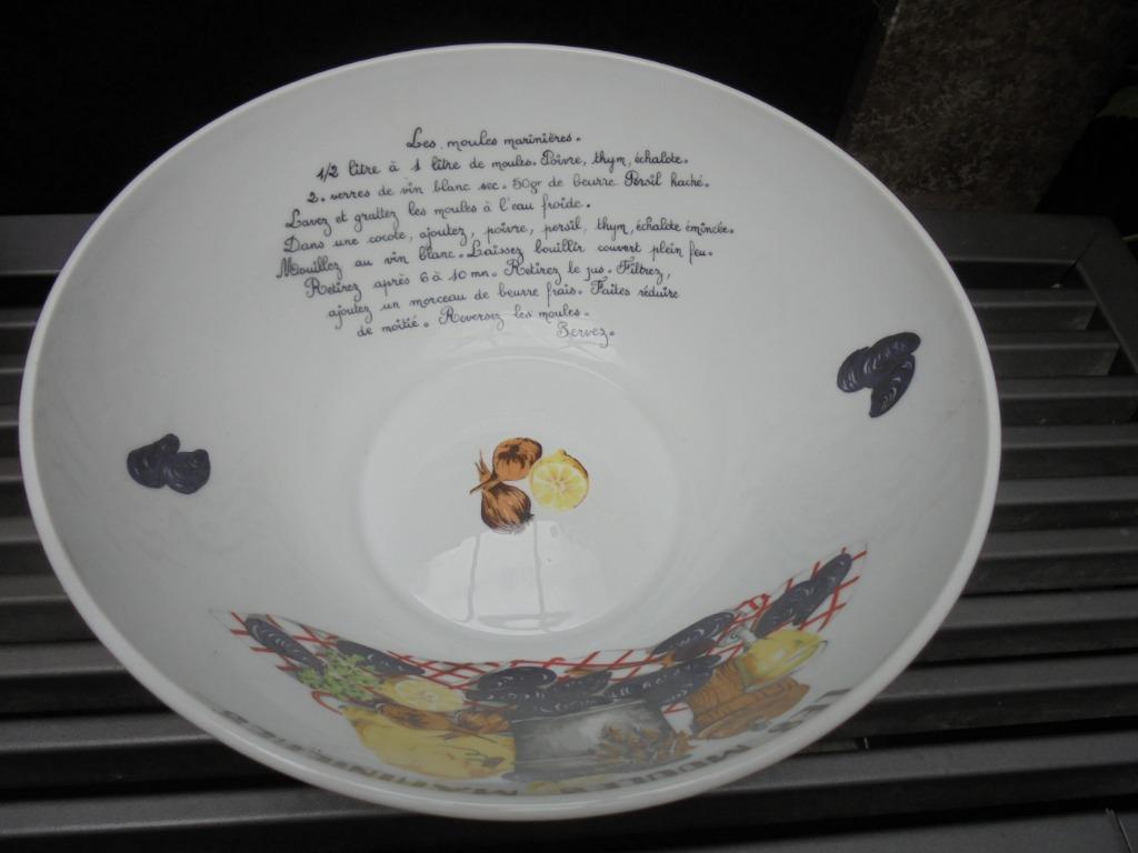 service à moules en porcelaine val du cher, Antiek en Kunst, Ophalen