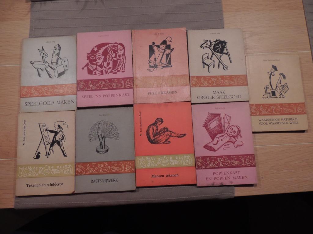 Vrije tijd reeks - 9 knutselboekjes, Boeken, Ophalen of Verzenden, Gelezen