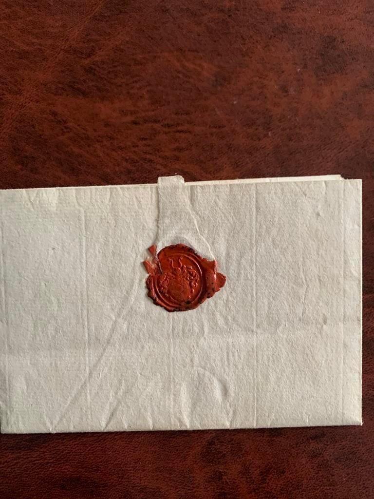 Lettre chanoine de l’église saint Martin à Liège 1772, Enlèvement ou Envoi, Lettre