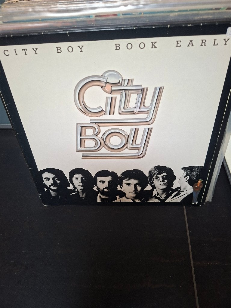 lp - city boy - book early - vak 10, Cd's en Dvd's, LP, Gebruikt, Hardrock, Ophalen of Verzenden