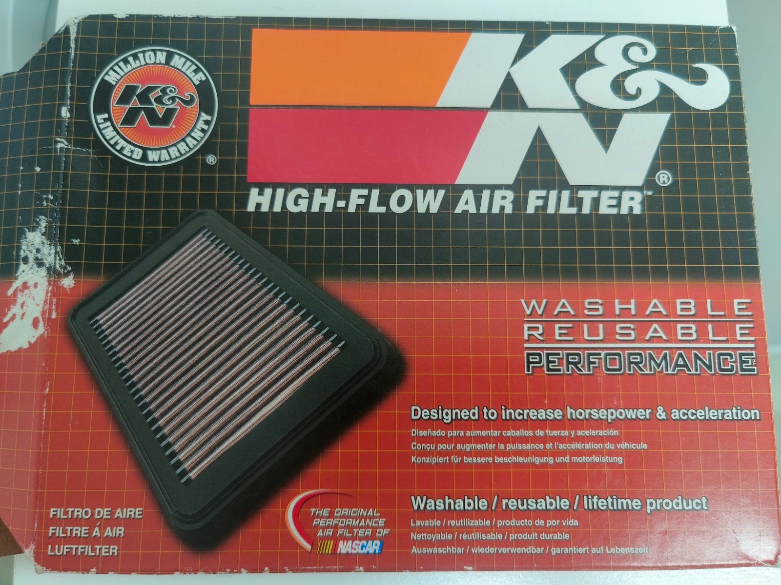 33 2305 KN-filter met hoge prestaties, Ophalen of Verzenden, Universele onderdelen