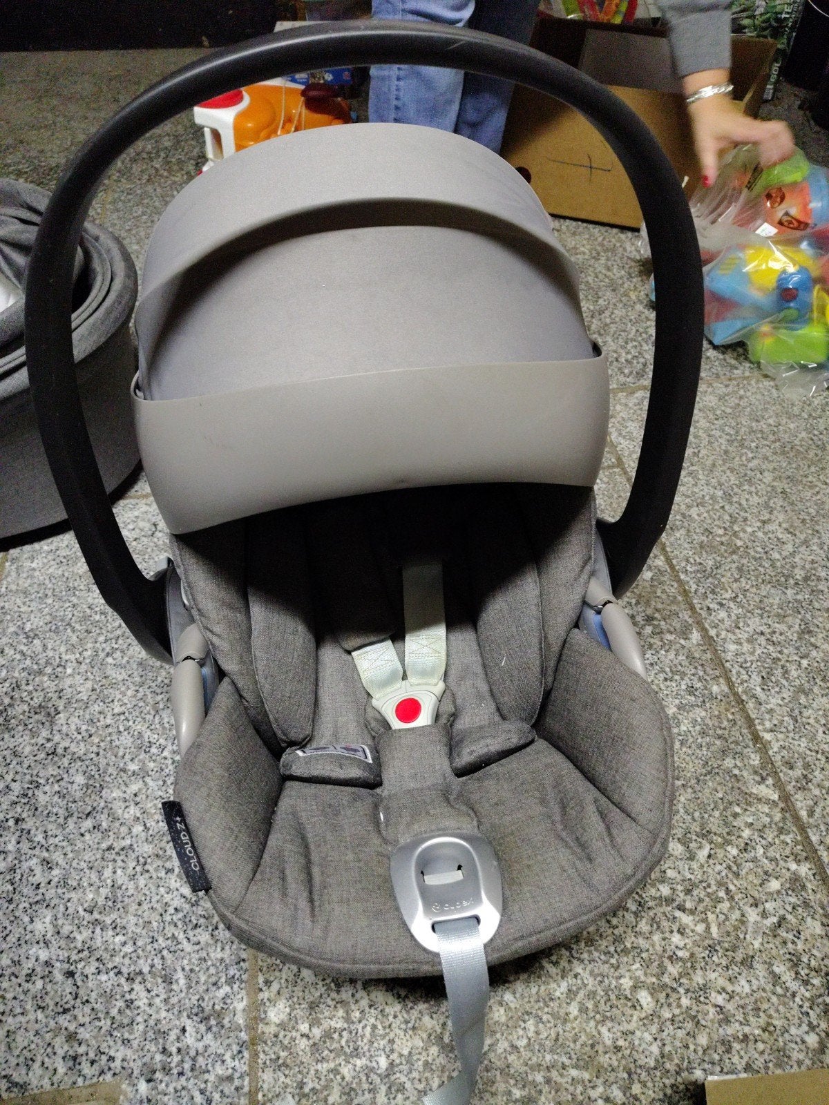 Poussette Cybex 3 en 1 (structure, nacelle, cosy, poussette, Autres marques, Pneus, Enlèvement, Utilisé