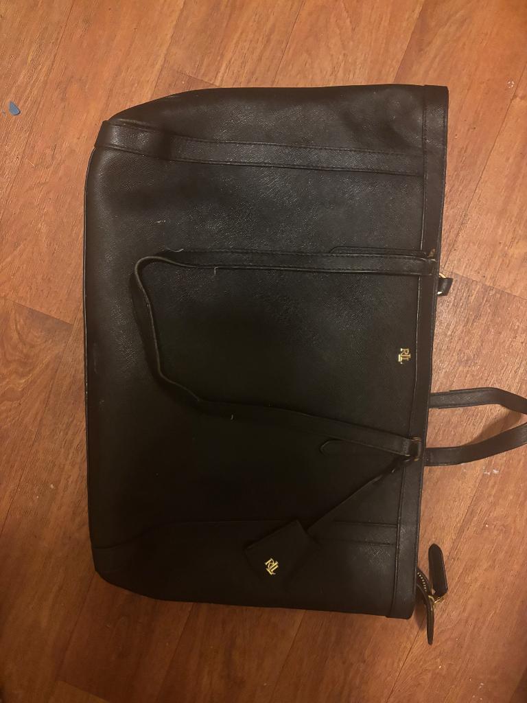 Sac Ralph Lauren, Handtassen en Accessoires, Tassen | Damestassen, Ophalen, Gebruikt, Zwart, Handtas