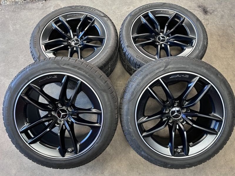 19 inch originele MB AMG GT 43 53 63 velgen + winterbanden, Autos : Pièces & Accessoires, Pneus et Jantes, -, Utilisé, -