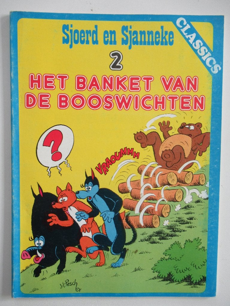 sjoerd en sjanneke...nr.2...het banket van de booswichten, Ophalen of Verzenden, Zo goed als nieuw