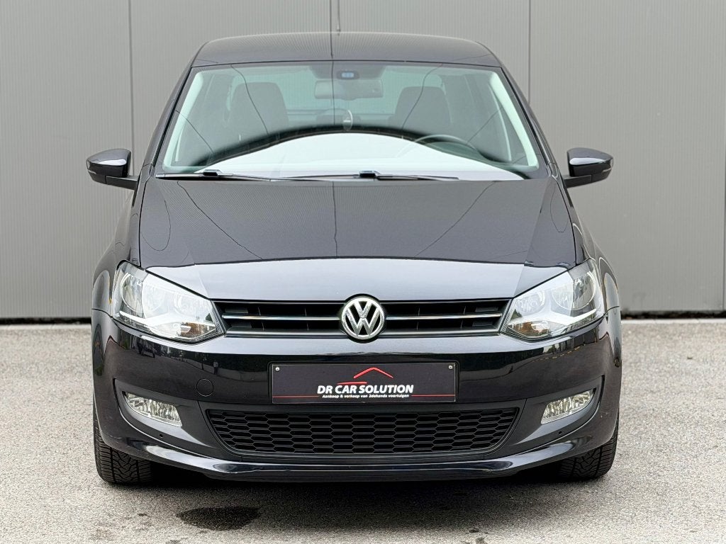 Vw Polo 6R Team|| 1.2 benzine|| airco carplay|| 144Dkm 2010, Auto's, Voorwielaandrijving, Euro 5, Stof, Zwart
