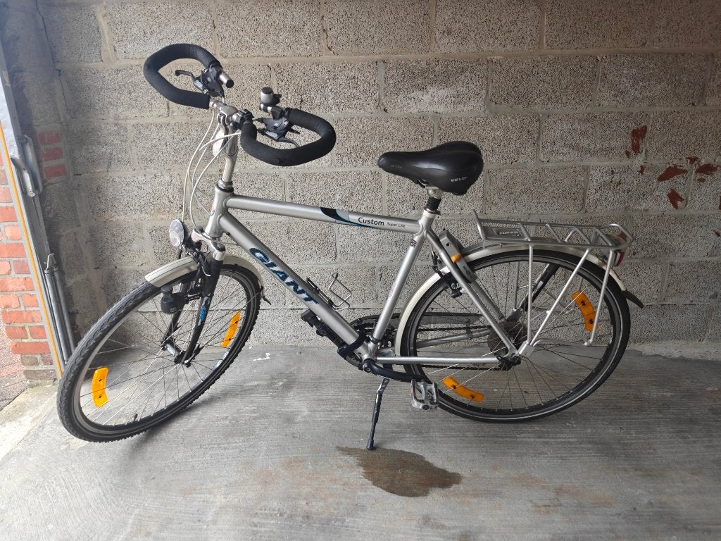 Stadsfiets 27 versnellingen, Vélos & Vélomoteurs, Vitesses, 65 cm ou plus, Enlèvement, Frein à disque