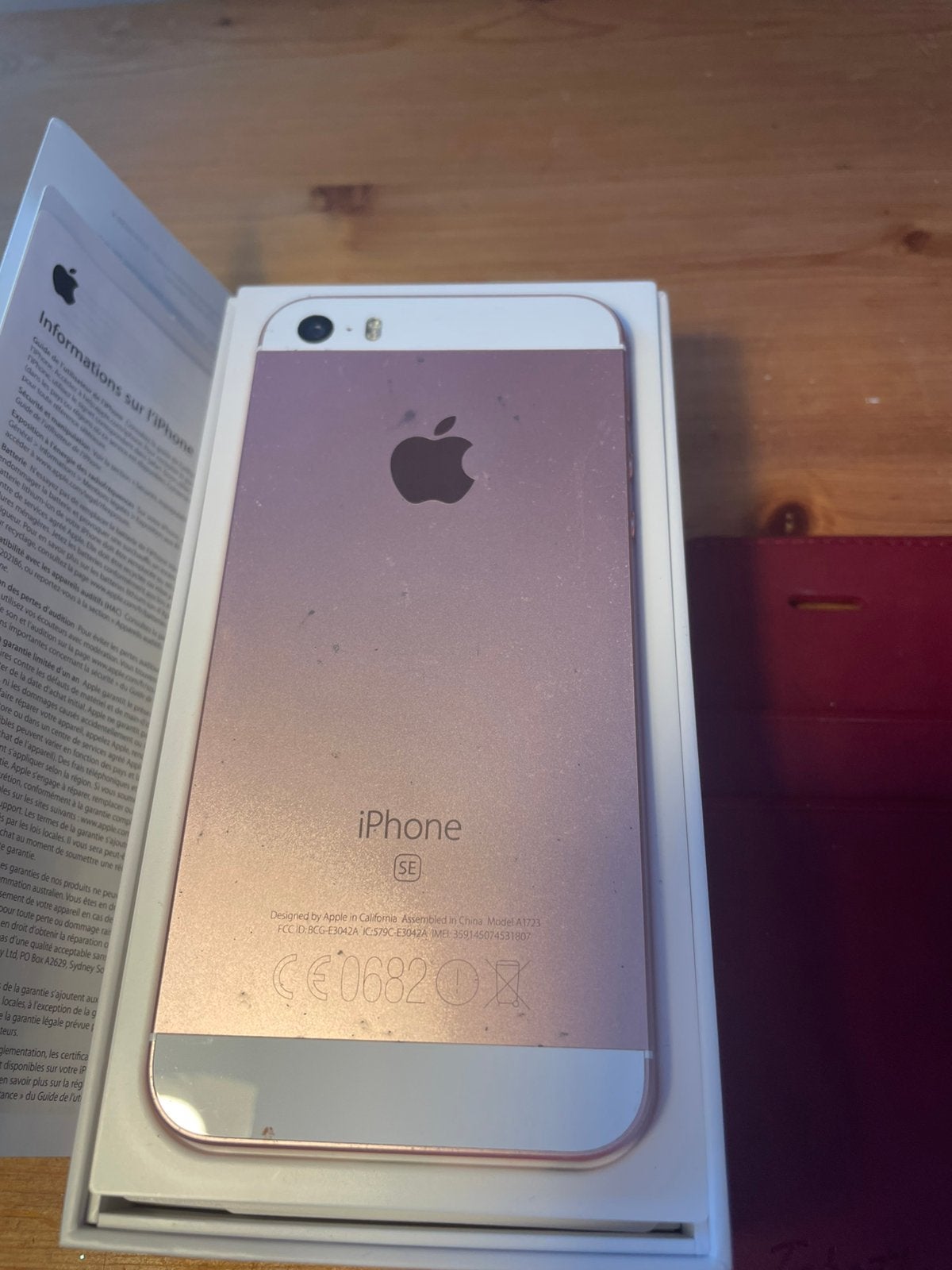 Iphone se 2016 rosegold 16GB, 16 GB, Rose, Reconditionné, IPhone SE (2016)