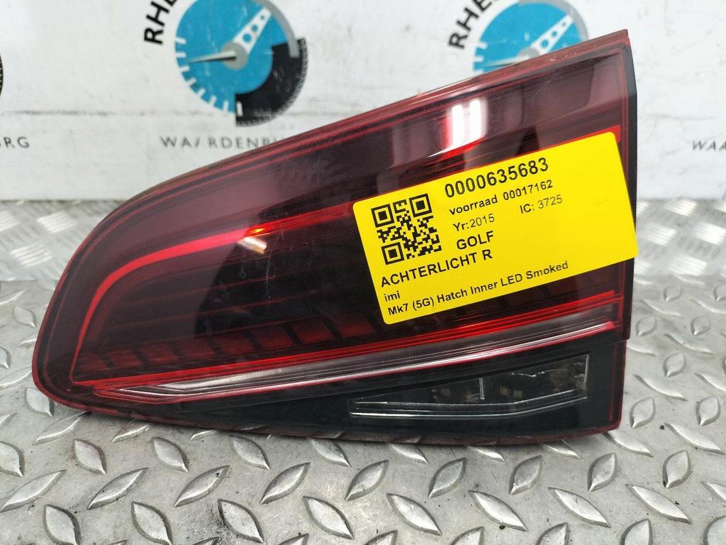 VOLKSWAGEN GOLF 5G1 1.2 TSI Comfortline  ACHTERLICHT R 2015, Auto-onderdelen, Ophalen of Verzenden, Gebruikt, ARN erkend