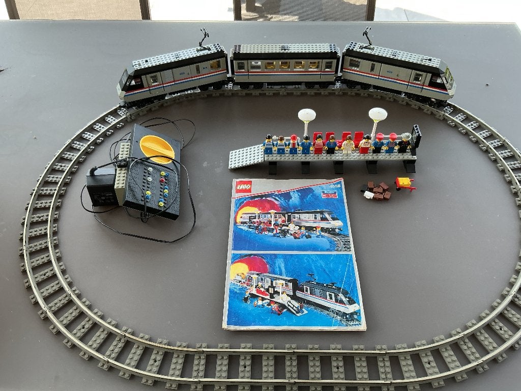 Lego 4558 Metroliner 9V, City, Enlèvement ou Envoi, Lego, Ensemble complet