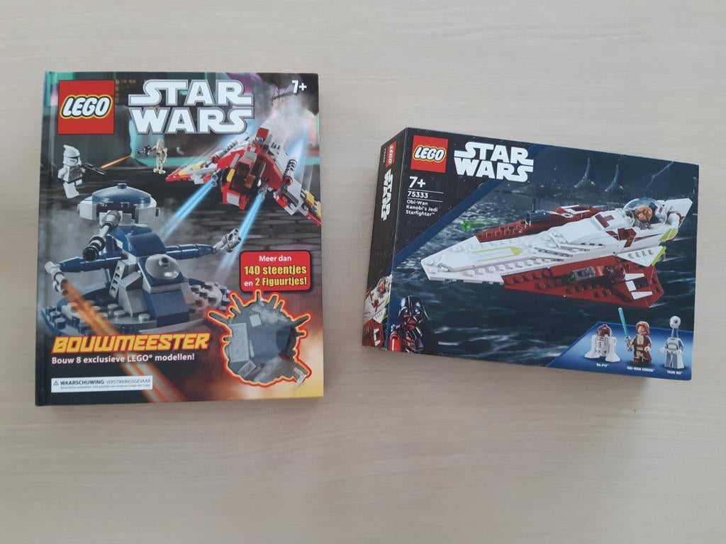 Lego star wars bouwboek + set, Ophalen of Verzenden