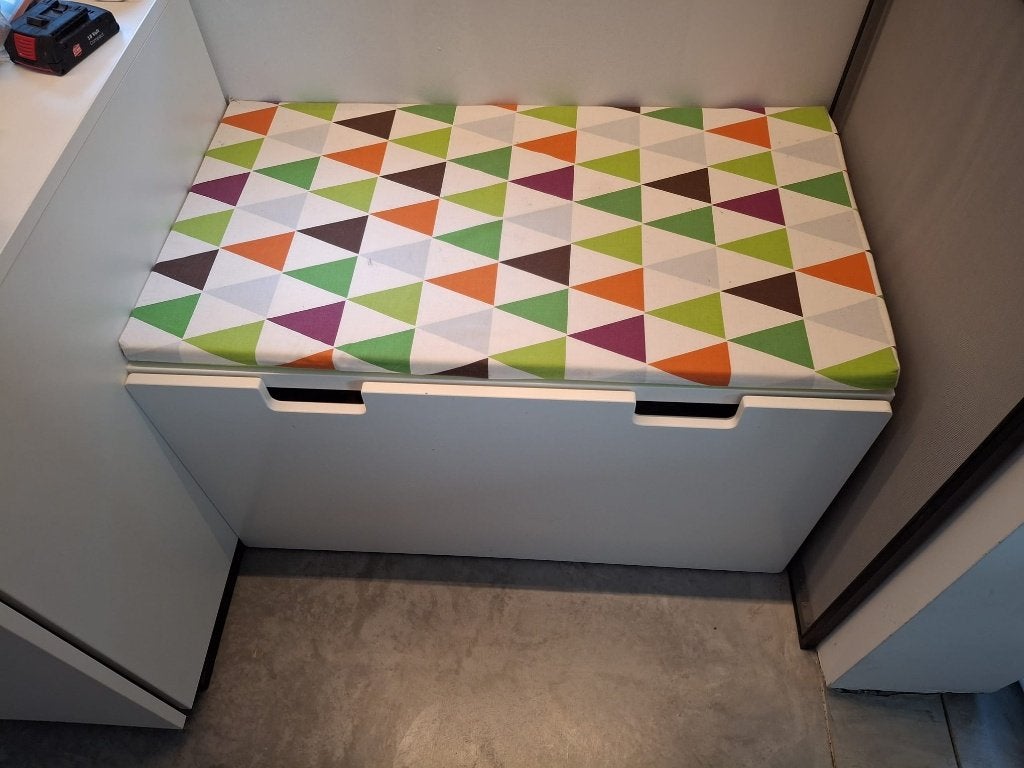 ikea speelgoedkist met bank, Ophalen, Gebruikt