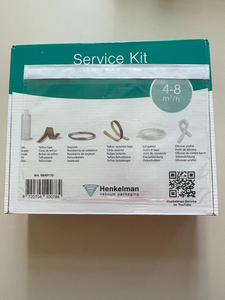Henkelman vacumeerset servicekit, Enlèvement ou Envoi, Neuf, dans son emballage