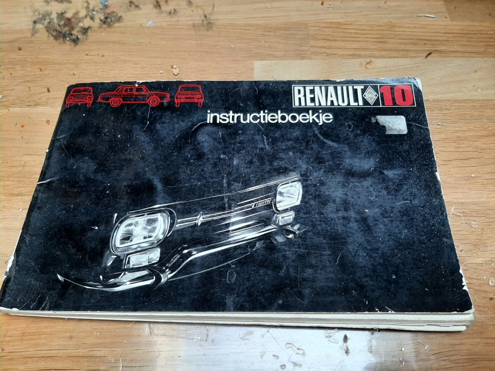 Renault 10 Instructieboekje - Origineel, Auto diversen, Ophalen of Verzenden