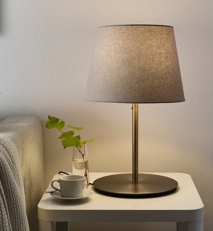 Skottorp lampenkap, Hanglamp, Rond, Nieuw, Grijs