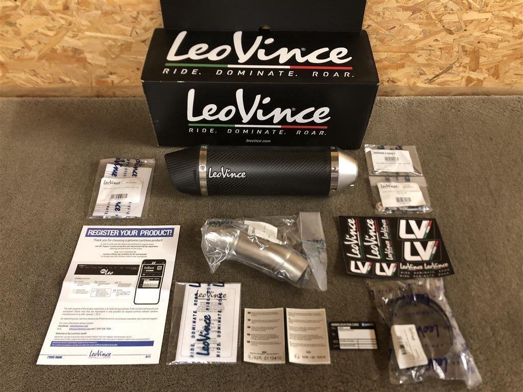 LeoVince LV ONE EVO uitlaat demper ZX-6R ZX6R Ninja 19-20, Motoren, Verzenden, Nieuw