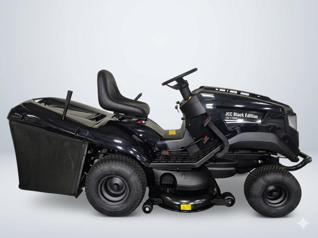 Gratis thuisbezorgd JCC black edition 2 cilinder power, Tuin en Terras, Zitmaaiers, Nieuw, 90 tot 120 cm, Elektrische starter