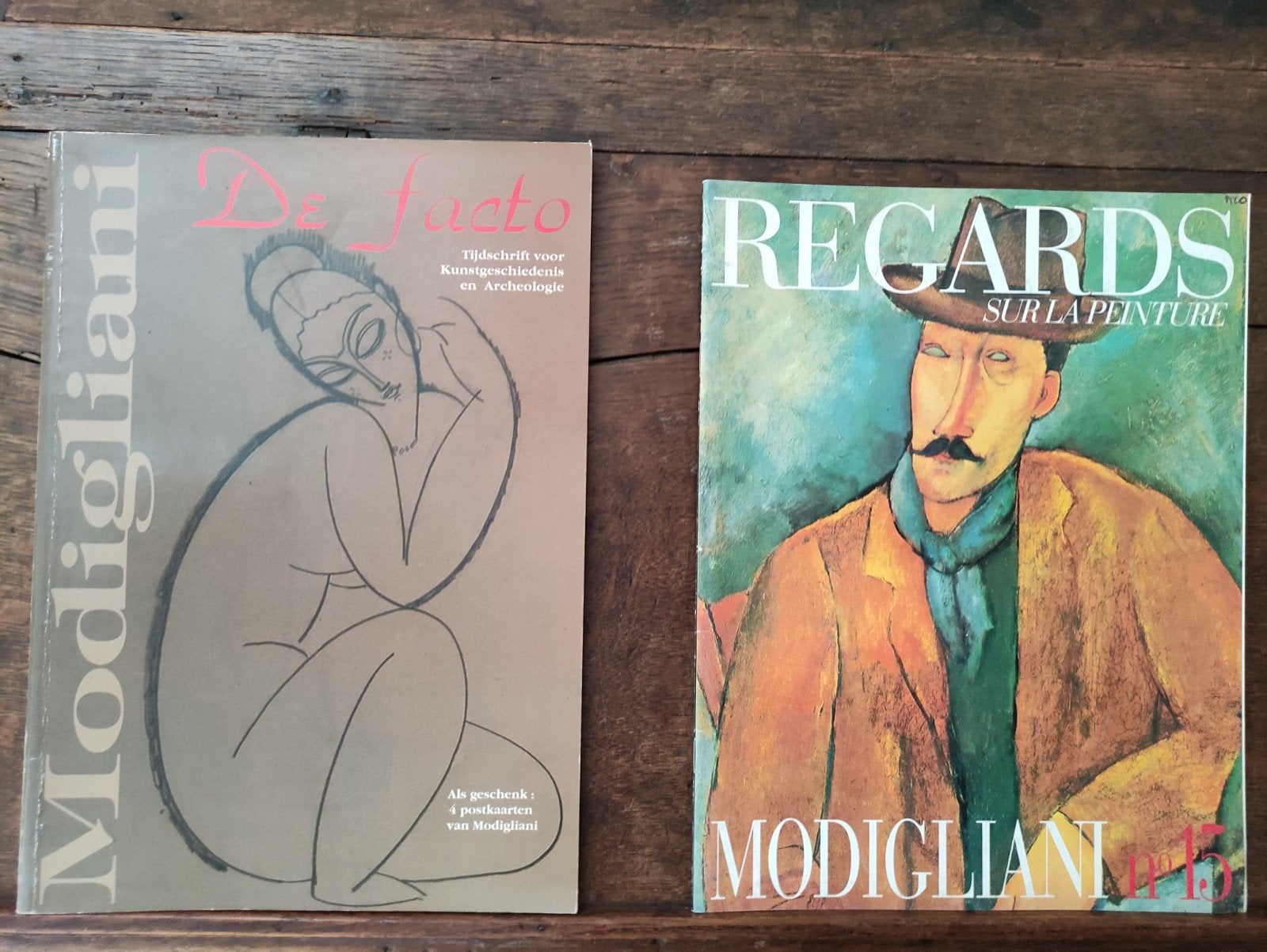 2x modigliani, Ophalen of Verzenden