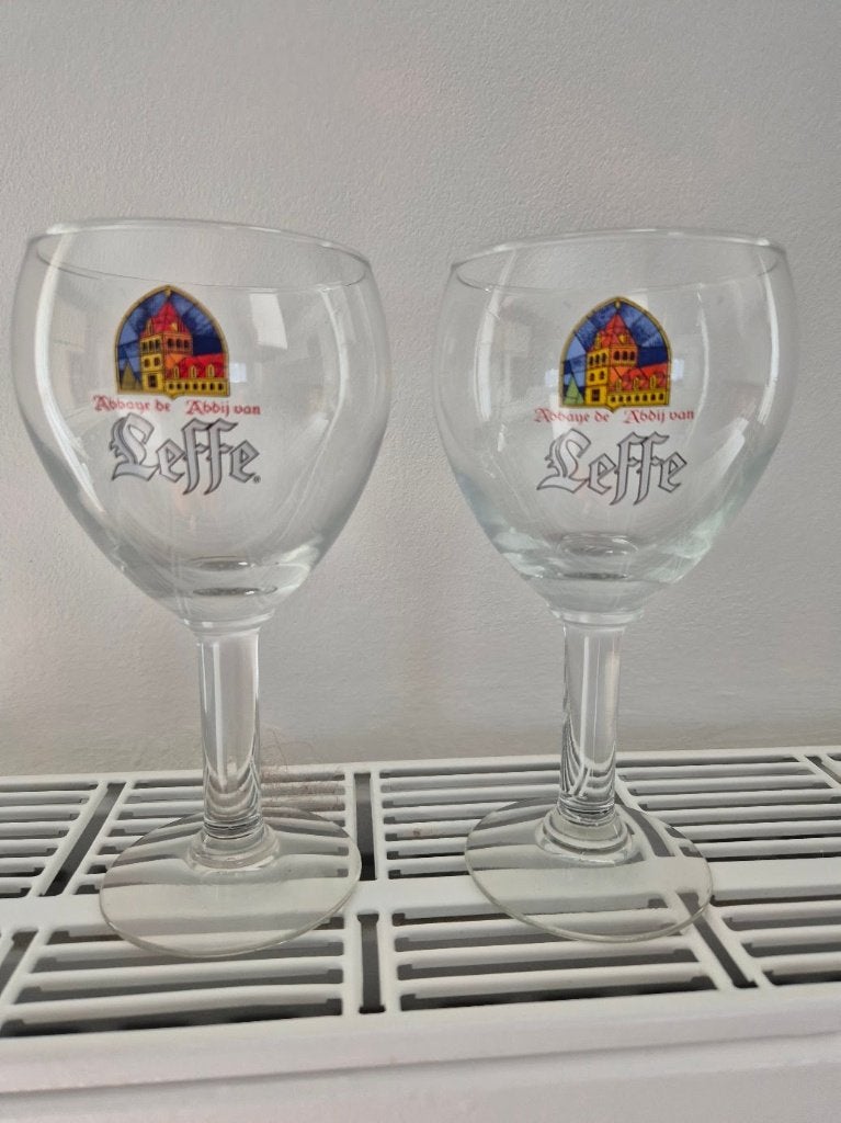 Leffe glazen, Verzamelen, Ophalen of Verzenden, Zo goed als nieuw, Leffe