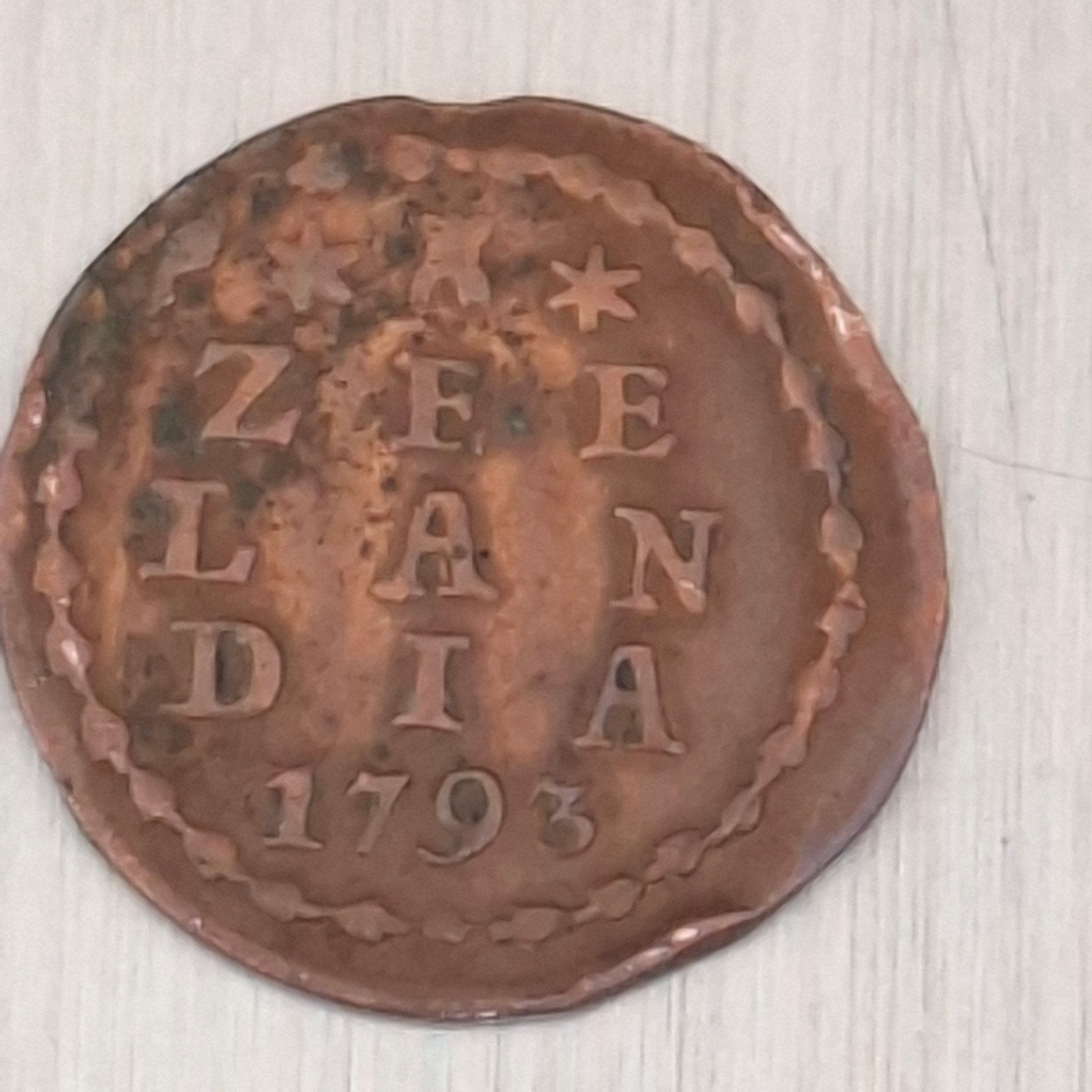 Nederlandse Duit. 1793, Ophalen of Verzenden