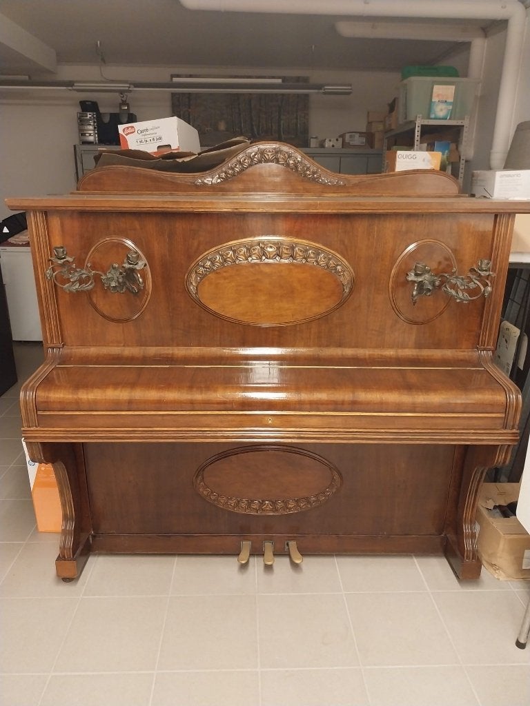 Piano, Ophalen, Gebruikt, Bruin, Piano