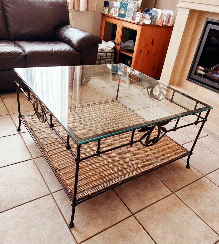 table basse, 50 à 100 cm, Verre, Enlèvement, Utilisé