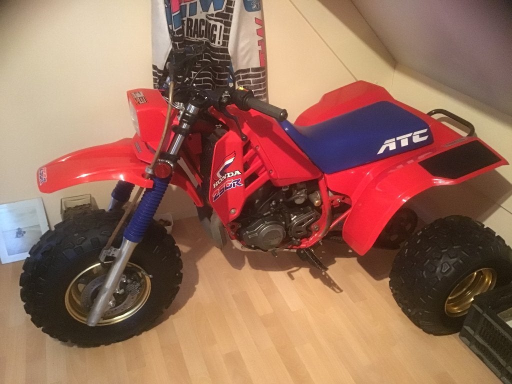 Honda ATC250r 1986, Motoren, 1 cilinder, 250 cc