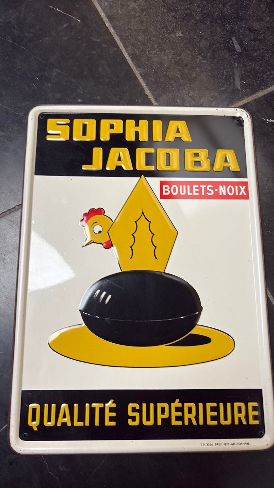 Boulets publicitaires en étain minsrzat 1956, Collections, Enlèvement ou Envoi, Comme neuf