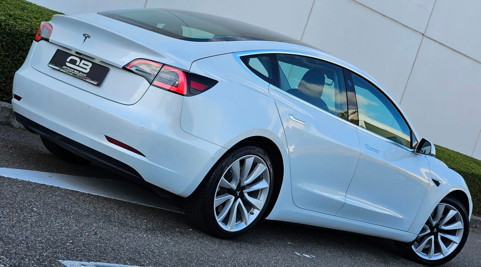 ** Tesla 3 - SR+ - 58.000 km - SOH 88.3 % - Garantie **, Auto's, Automaat, Dex, Zwart, Wit
