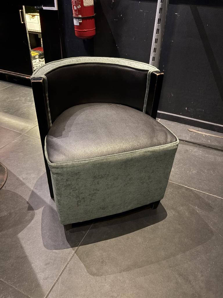Fauteuil „tonneau” 1 plaats 4x (70 euro) stuk, Huis en Inrichting, Ophalen, Art Déco, Gebruikt, Minder dan 75 cm