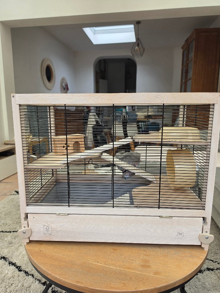 Cage hamster et accessoires, Dieren en Toebehoren, Knaagdieren en Konijnen | Hokken en Kooien, Ophalen, Gebruikt, Kooi, Hamster