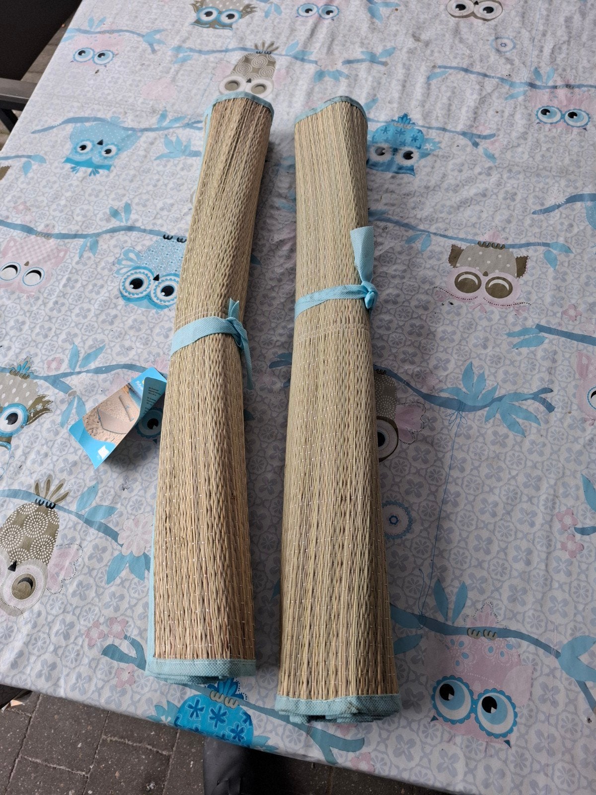 te koop: twee rieten strandmatten, Ophalen, Nieuw