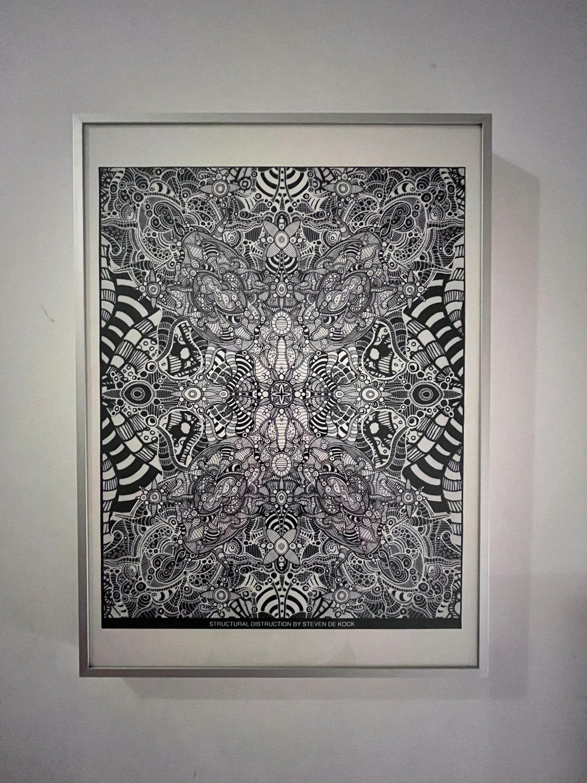 Fotoprint Structural Distruction - Steven de Kock, Ophalen of Verzenden