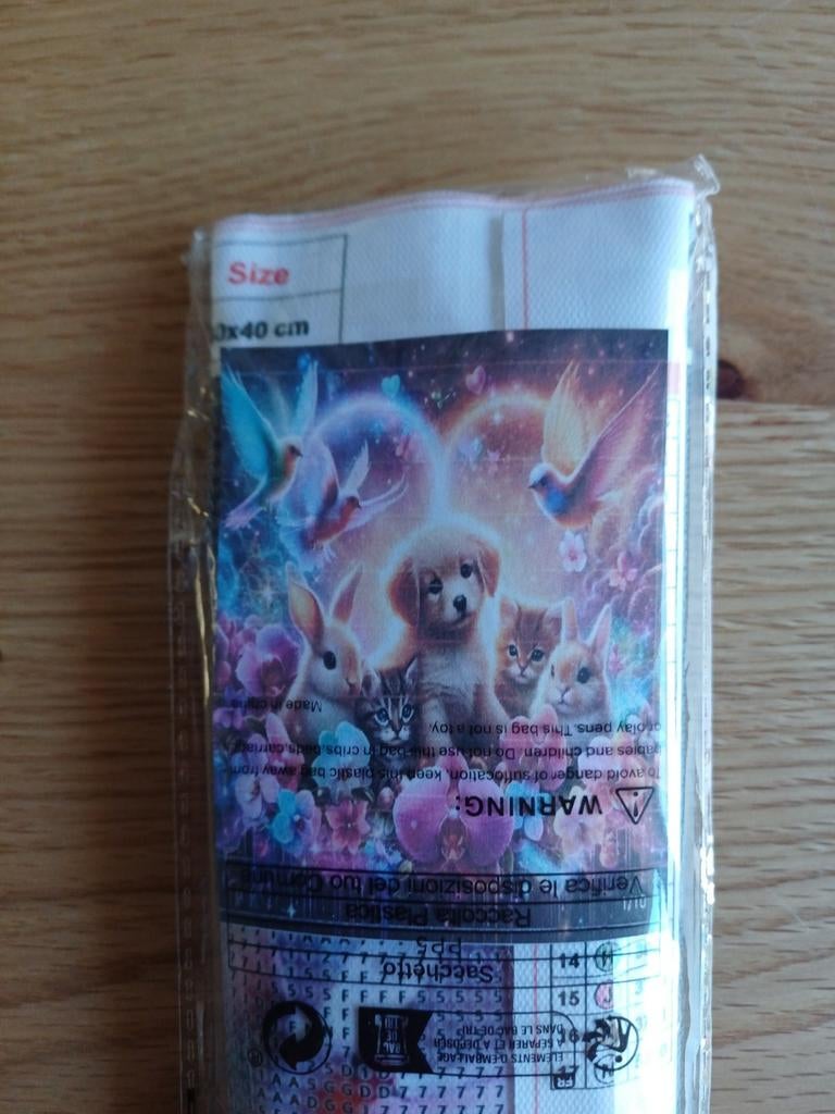 Daimond painting met dieren, Zelfklevend, Nieuw, Meerkleurig, Ophalen of Verzenden