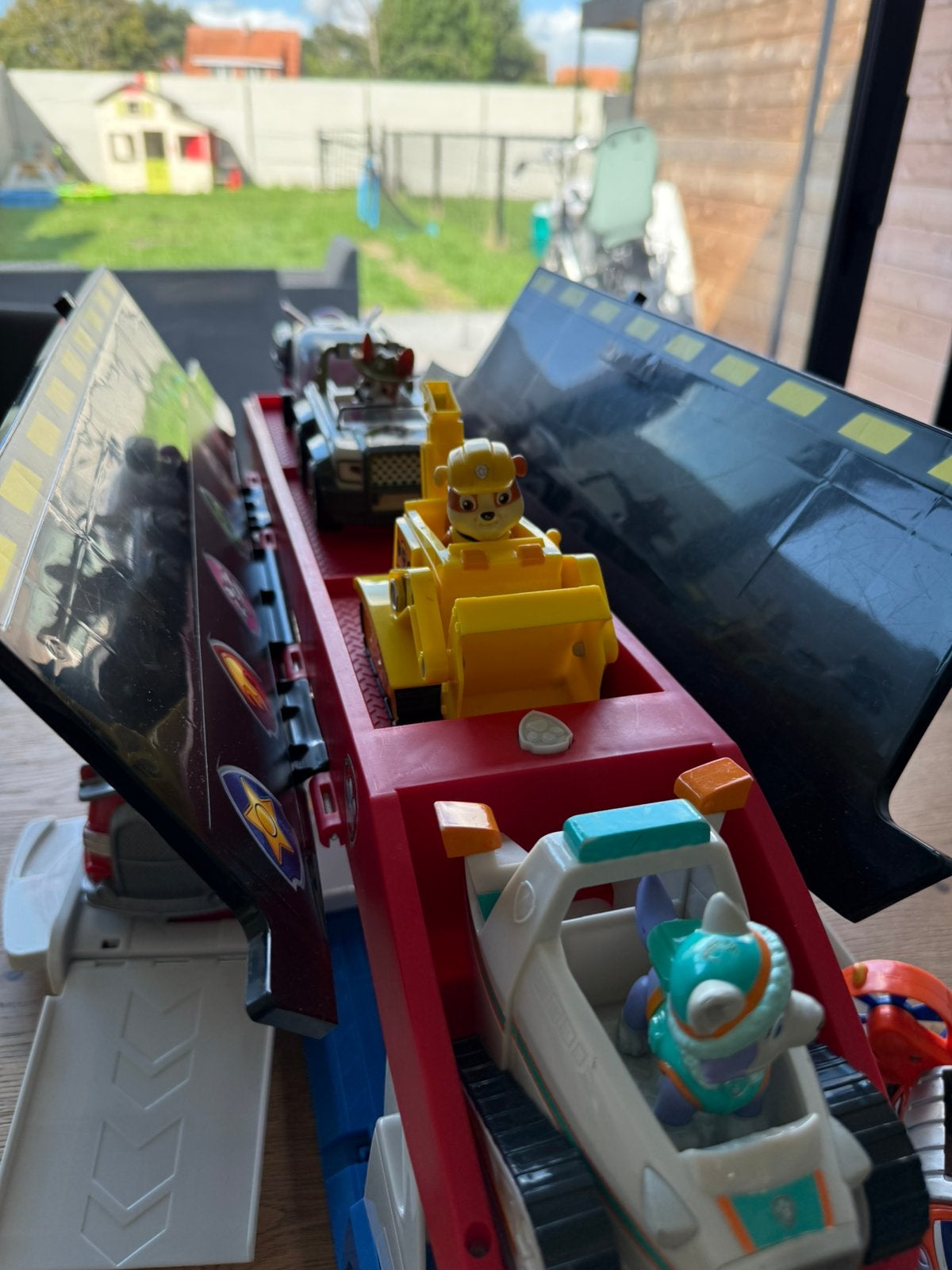 Paw Patrol transportwagen, Ophalen, Gebruikt