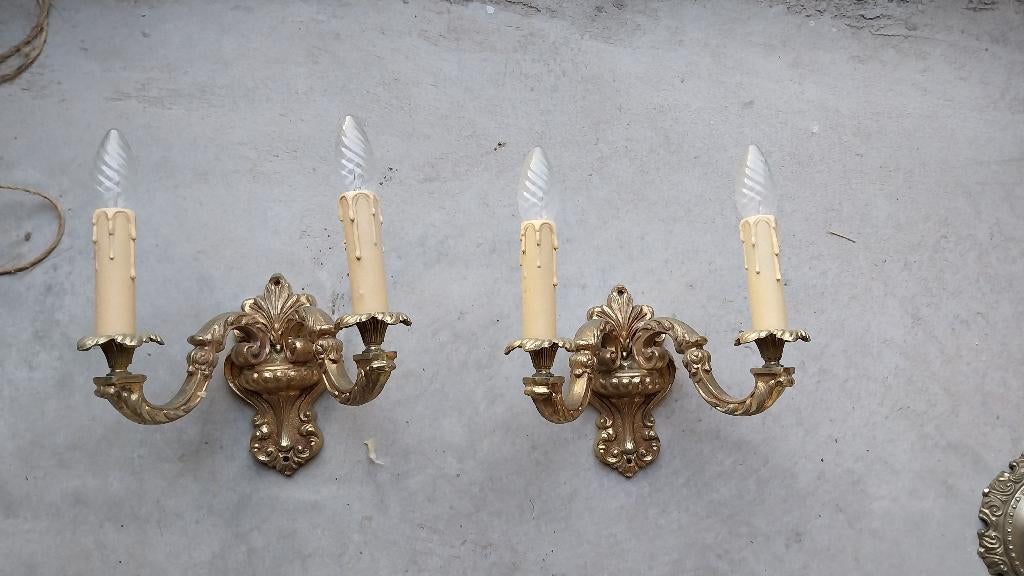 Wandlampen, Huis en Inrichting, Ophalen of Verzenden, Gebruikt, Metaal