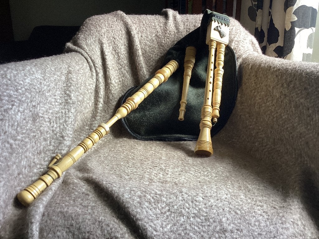 Cornemuse picarde en Sib, Musique & Instruments, Instruments à vent | Autre, Enlèvement ou Envoi, Comme neuf, Bois
