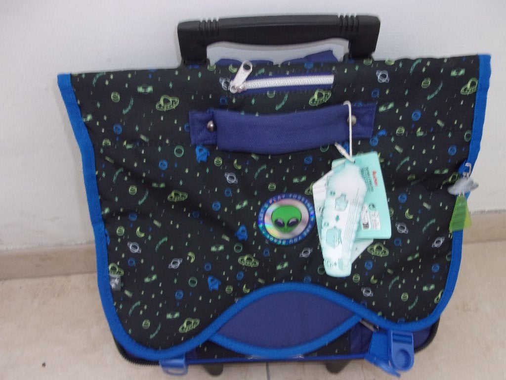 cartable à roulettes NEUF, Neuf, Enlèvement ou Envoi, 30 à 40 cm, Autres couleurs