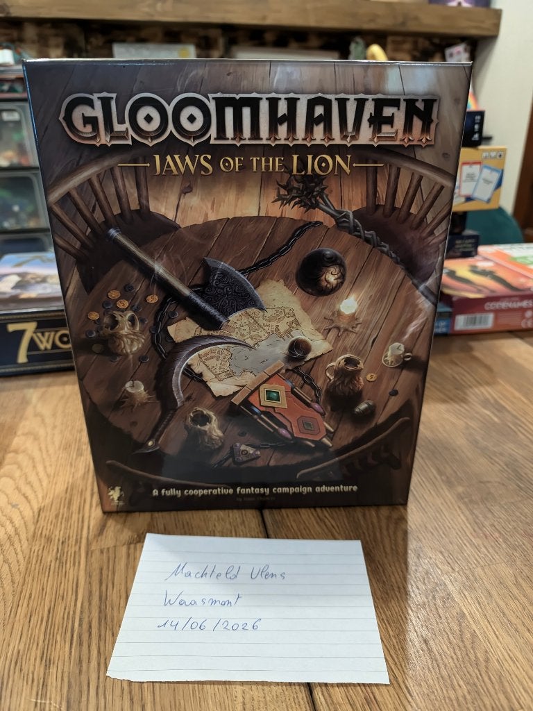 Gloomhaven : Jaws of the Lion jeu coopératif, Trois ou quatre joueurs, Enlèvement, Utilisé, Cephalofair games