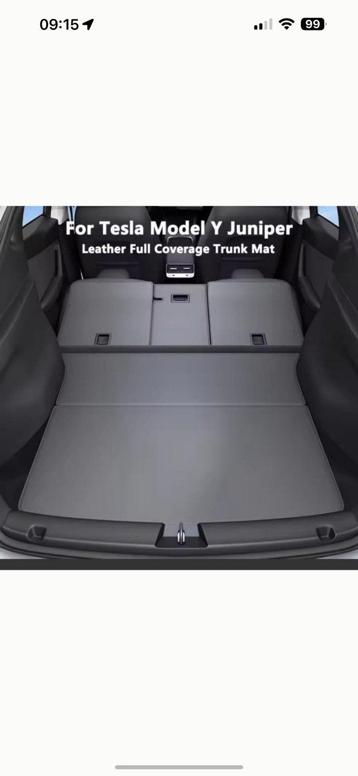 TESLA MODEL Y kofferbescherming, Auto diversen, Kofferbakmatten, Ophalen of Verzenden, Nieuw