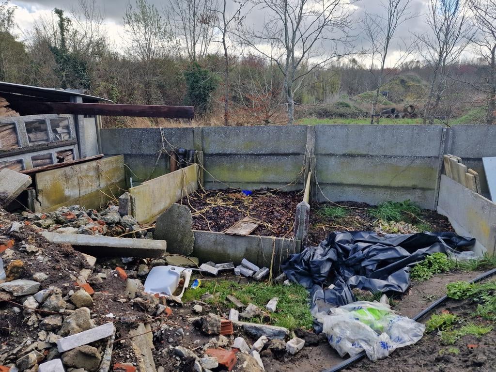 Compostbakken, Enlèvement