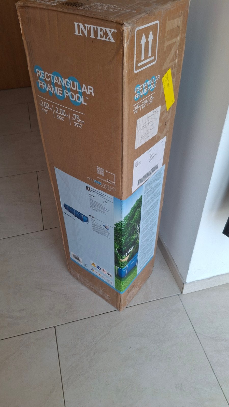 Zwembad Intex 300x200x75 nieuw, Ophalen
