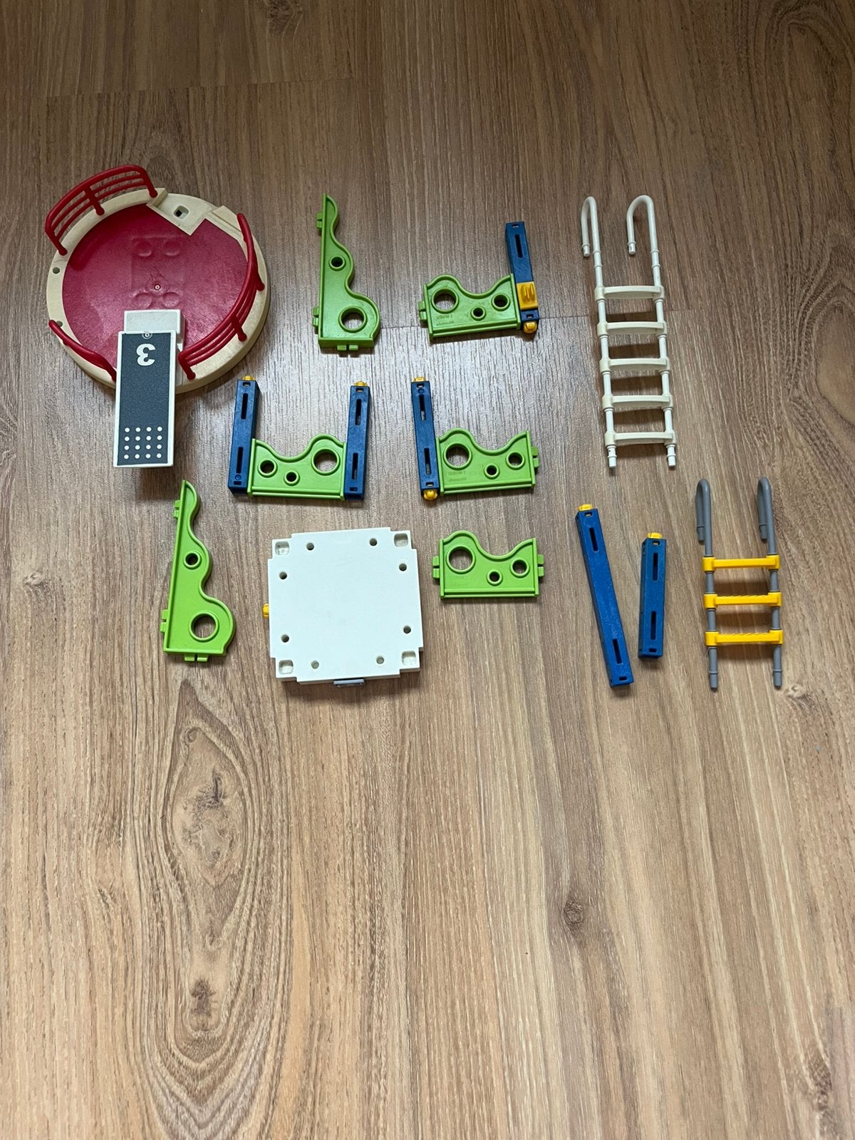 Lot Playmobil zwembad onderdelen, Enlèvement ou Envoi, Utilisé, Pièces détachées