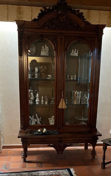 Impressionnante vitrine ancienne datant d'environ 1900, Antiquités & Art, Enlèvement
