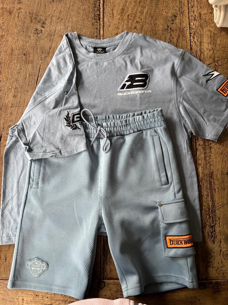 black bananas 4 stuks short & T-shirt & joggingpak, Gebruikt, Black bananas, Ophalen of Verzenden, Setje