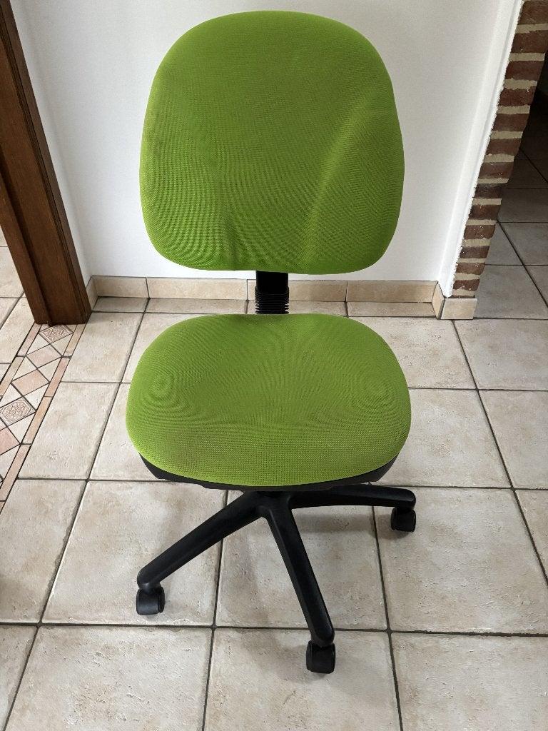 Chaise de bureau - Réglable en hauteur, Enlèvement, Comme neuf, Vert, Chaise de bureau