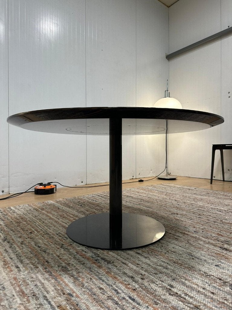 Minotti Bellagio Tafel | NP: €6.500, Overige houtsoorten, Rond, Ophalen of Verzenden, Zo goed als nieuw