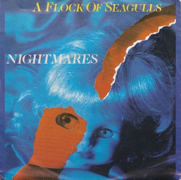 single A FLOCK OF SEAGULLS : Nightmares, Enlèvement ou Envoi, 7 inch, Pochette photo, Utilisé