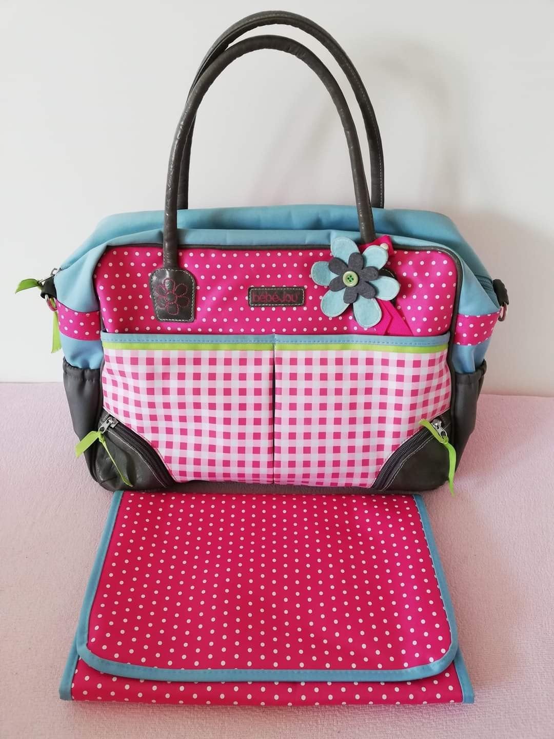 Verzorgingstas Bébé-jou, Kinderen en Baby's, Ophalen of Verzenden, Bevestiging voor kinderwagen, Gebruikt, Verzorgingstas