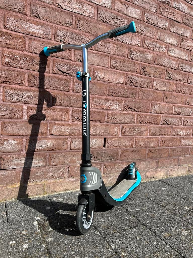 Kinderstep Globber 2 wielen opvouwbaar blauw, Fietsen en Brommers, Steps, Gebruikt, Gewone step, Ophalen